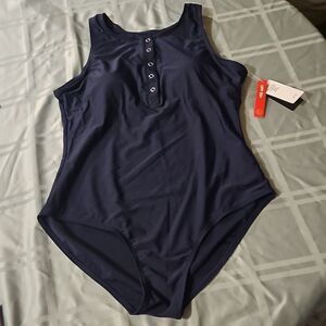 BALEAF  NAVY ONE PIECE BATHING SWIMSUIT 40 XL